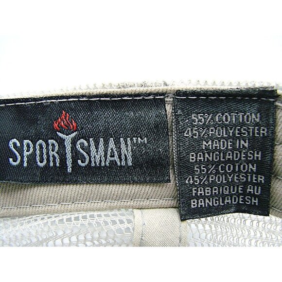 Sportsman River Front Unisex Brown Mesh Baseball Hat Cap Fishing Adjustable Size - Picture 11 of 12